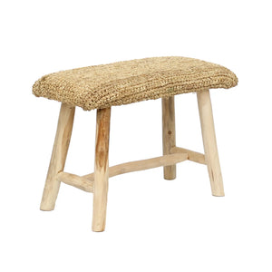 Banc en raphia - Naturel