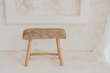 Banc en raphia - Naturel