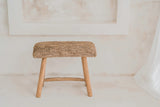 Banc en raphia - Naturel