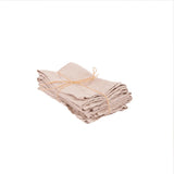 Serviette de table en Lin - Beige - Ensemble de 4