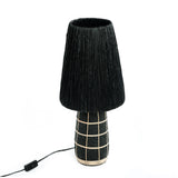 Lampe de table - lampe à poser - Noir Naturel