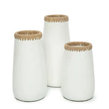 Vase - Blanc Naturel  - M