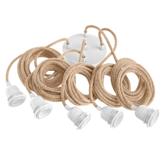 Câble de lampe pour plafond - Blanc naturel -